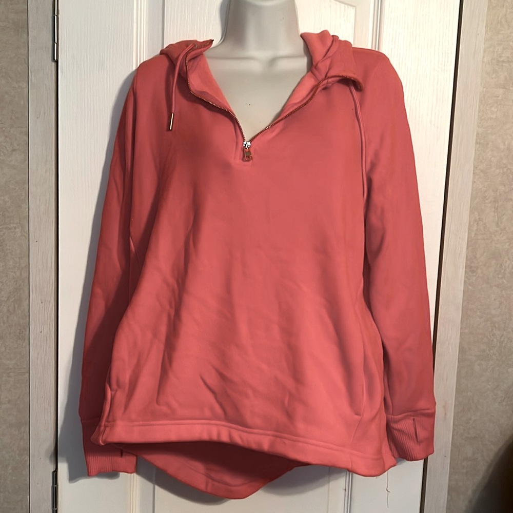 Coral hoodie